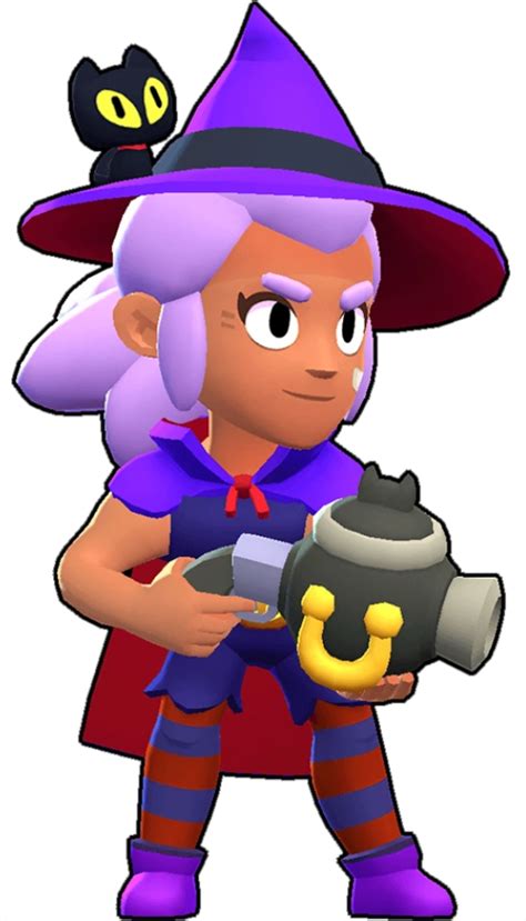 Witchy shelly from brawl stars